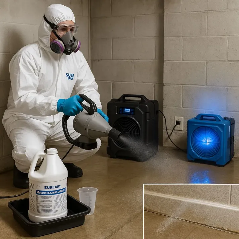 Sanitization and Odor Removal process in Aledo, IL